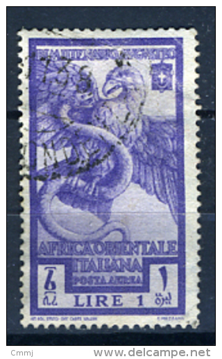 1938 -  Italia - COLONIE - Africa Orientale Italiana - Sass. N.  A15 - Used -  (C01012015..) - Africa Orientale Italiana