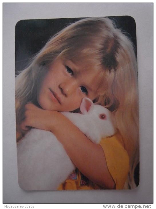 1 CALENDAR SMALL - ANIMAL COELHO RABBIT - Petit Format : 1991-00