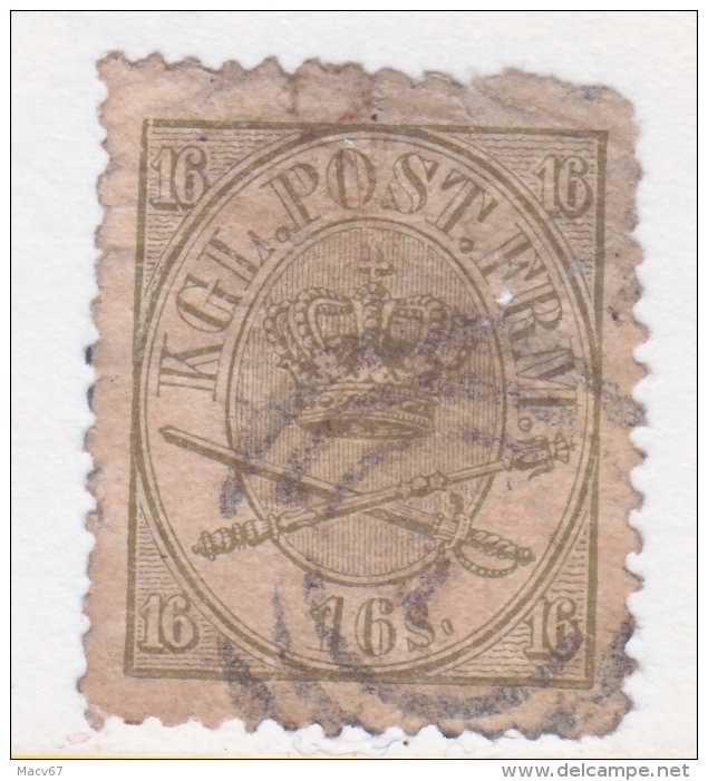 DENMARK  15  Fault  Filler      (o)  ON THIN PAPER - Used Stamps