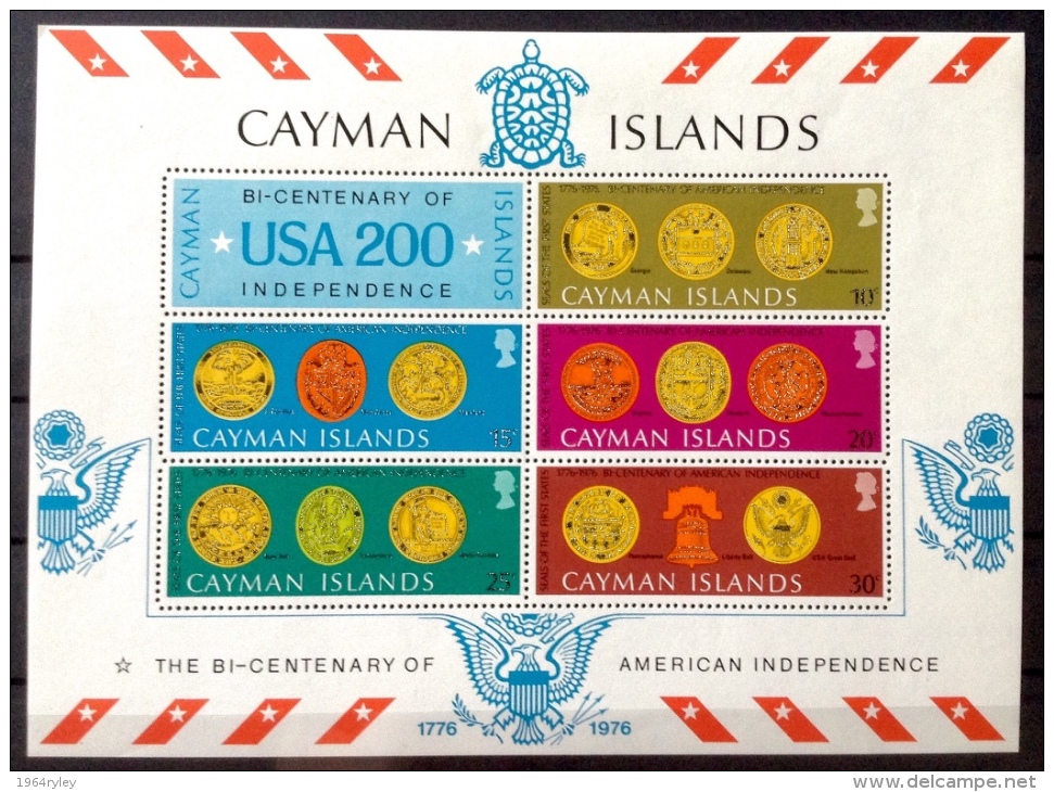Cayman Islands  -   MH - 1976 ~  #  376a - Caimán (Islas)