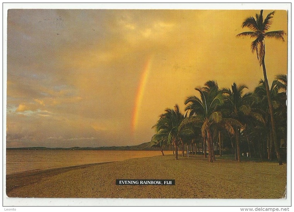 FIJI Fidschi Evening Rainbow Nadi Viti Levu Island 1994 - Fiji