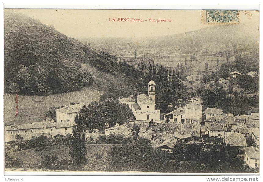 Carte Postale Ancienne L'Albenc - Vue Générale - L'Albenc