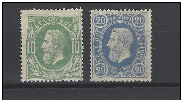 Nr 30-31 *     31 Hergomd - 1869-1883 Léopold II