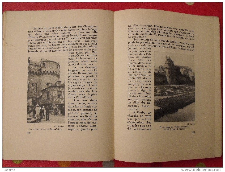 Le Morbihan. Claude Dervenn. De Gigord Sd (vers 1940). Gens Et Pays De Chez Nous. Dédicacé à Maurice Brillant - Bretagne