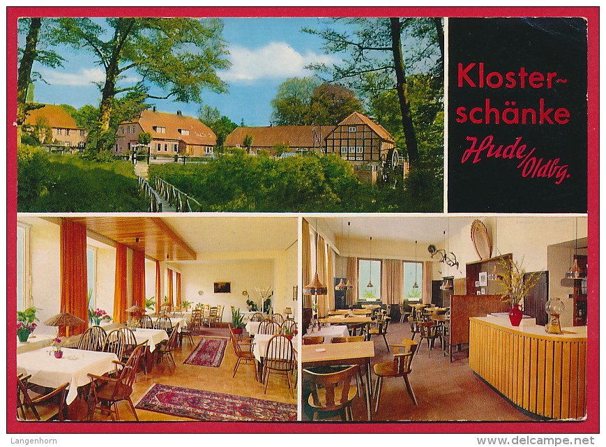 AK ´Hude' (LK Oldenburg) Gasthaus ~ 1970 - Oldenburg