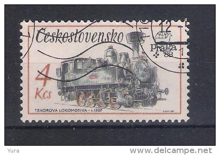 Czechoslovakia  1987  Mi Nr 2914   (a1p4) - Treni