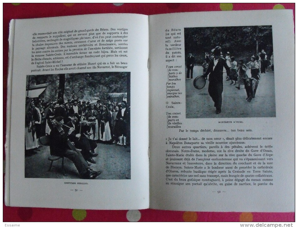 Béarn, pays Basque côte d'argent. françois Duhoureau. éditions Arthaud. Grenoble. 1944. couv. Lecomte. numérotée