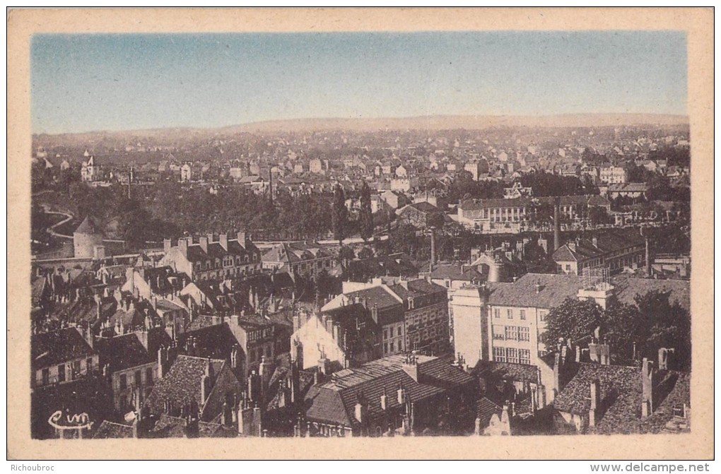 25 BESANCON LES BAINS VUE SUR LES CHAPRAIS PRISE DU CLOCHER SAINT PIERRE - Besancon