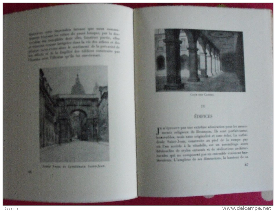 Besançon. Auguste Bailly. Nouvelles éditions Latines 1935. 58 Photos - Franche-Comté