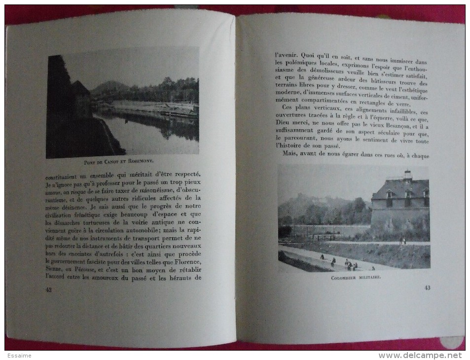 Besançon. Auguste Bailly. Nouvelles éditions Latines 1935. 58 Photos - Franche-Comté