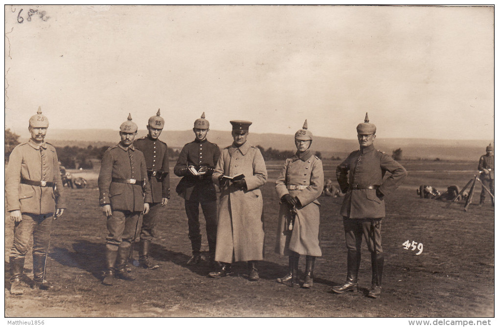 CP Photo Aout 1916 ELSENBORN - Soldats Allemands Du IR 25 (A113, Ww1, Wk 1) - Elsenborn (camp)