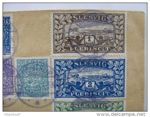 Cover 15 Stamps!  Sweden Sverige Schweden Slesvig Plebiscit Døstrup Döstrup 1900 - Andere & Zonder Classificatie