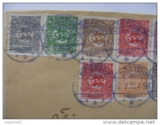 Cover 15 Stamps!  Sweden Sverige Schweden Slesvig Plebiscit Døstrup Döstrup 1900 - Andere & Zonder Classificatie