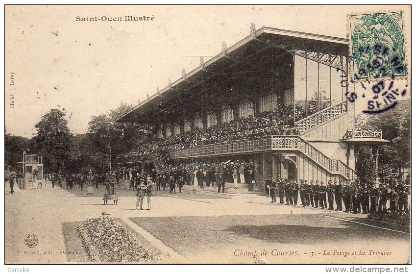 93 SAINT-OUEN Champ De Courses  Le Pesage Et Les Tribunes - Saint Ouen