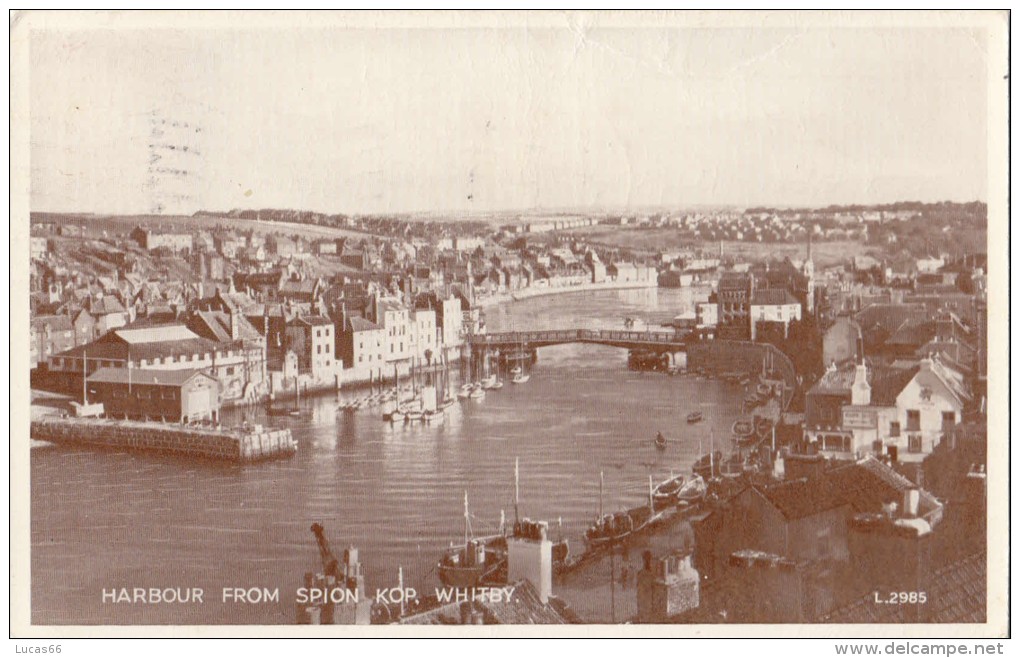 HARBOUR FROM SPION KOP WHITBY - Whitby