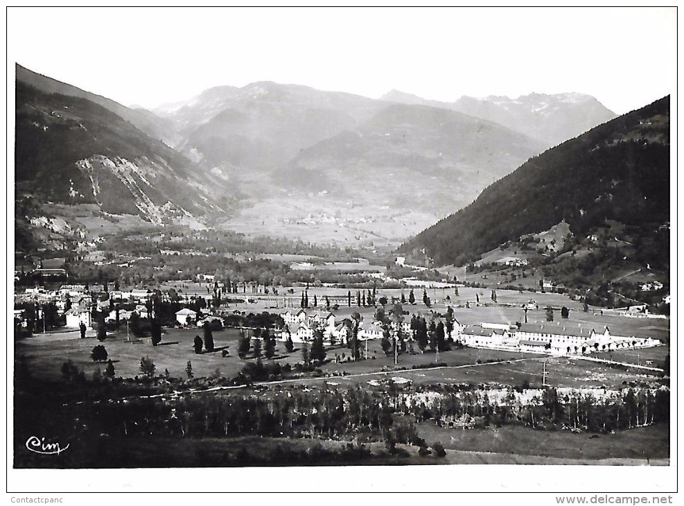 BOURG - SAINT - MAURICE    ( 73 )   -  Vue Générale   ( C.P.S.M.  ,  Gd  -  Ft  ) - Bourg Saint Maurice