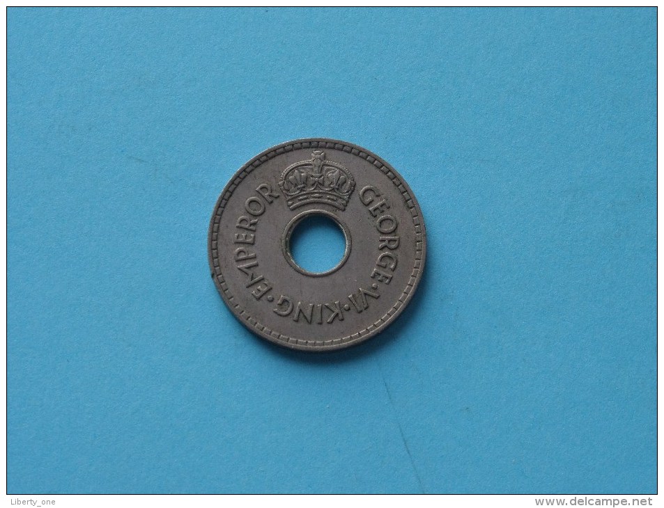 1945 - Penny / KM 7 ( Uncleaned - For Grade, Please See Photo ) ! - Figi