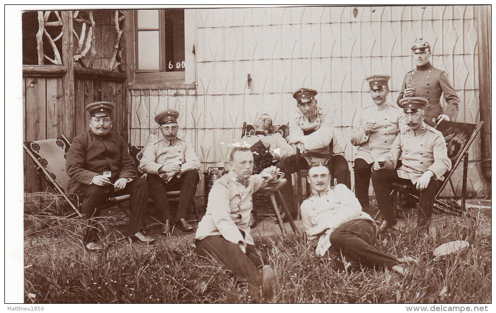 CP Photo 14-18 ELSENBORN - Officiers Allemands (A113, Ww1, Wk 1) - Elsenborn (camp)