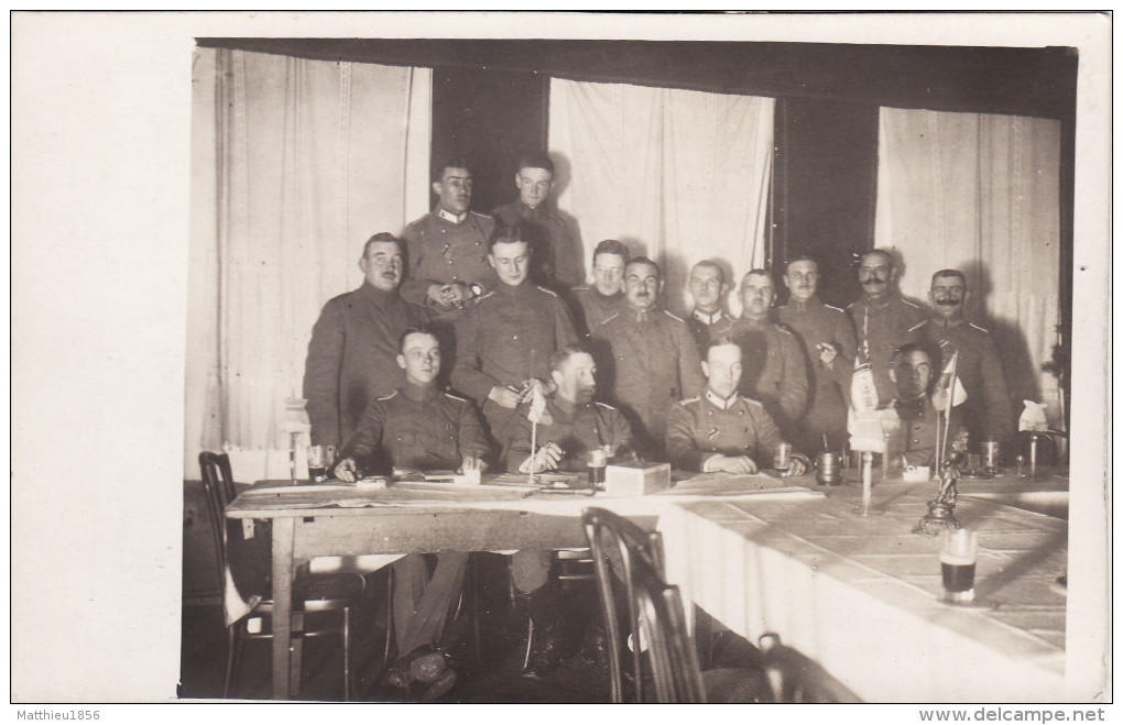 AK Foto 1918 OLDENBURGER HOF - Soldaten Im Casino (A113, Ww1, Wk 1) - Jever