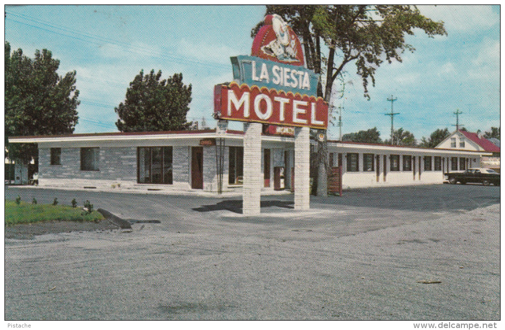 Greenfield Park Longueuil Québec Canada - La Siesta Motel - Boulevard Tashereau - 2 Scans - Other & Unclassified