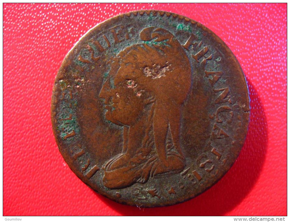 5 Cinq Centimes Dupré L'an 5 A Paris - Magnifique Double Frappe 4862 - 1795-1799 Directoire (An IV – An VIII)