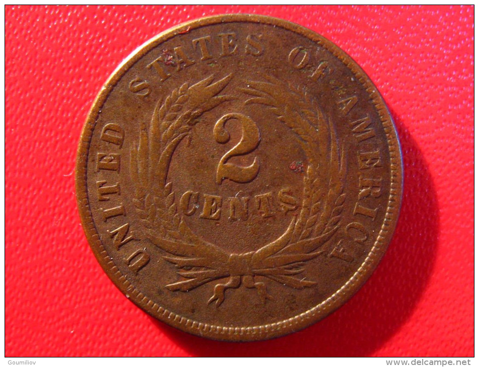 Etats-Unis - USA - 2 Cents 1865 4859 - E.Cents De 2, 3 & 20