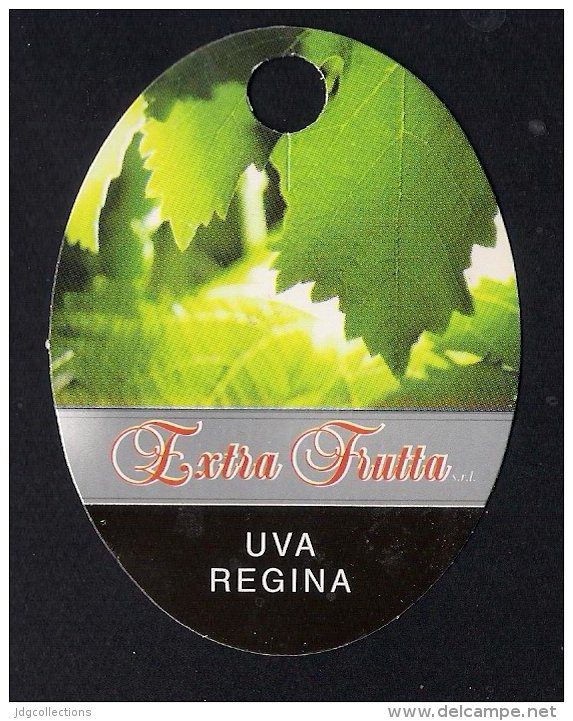 # EXTRA FRUTTA UVA REGINA TABLE GRAPE Italy Fruit Tag Balise Etiqueta Anhänger Cartellino Uva Raisin Uvas Traube - Fruits & Vegetables