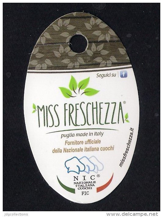 # MISS FRESCHEZZA Italy Onion Tag Balise Etiqueta Anhänger Cartellino Vegetables Gemüse Verduras Fruits Grapes - Fruits & Vegetables