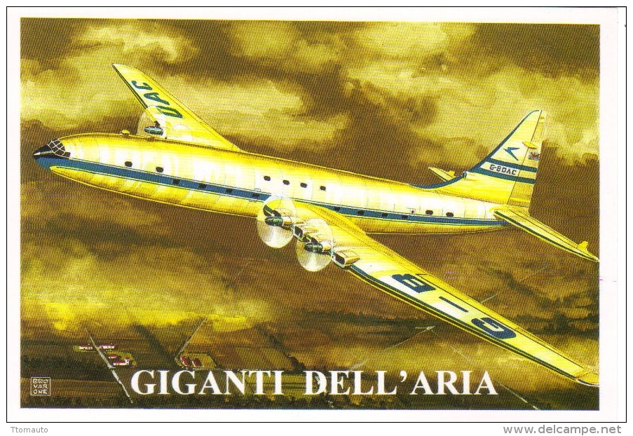 Giants Of The Air  -   Bristol Brabazon  -  1949  -  Carte Postal Art Par Brovarone  -  CPM - 1946-....: Ere Moderne