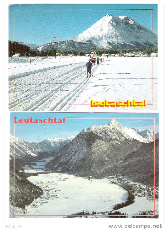 Österreich - 2 AK - Leutasch - Tirol - Leutaschtal - Weidach - Unter Leutasch - Leutasch