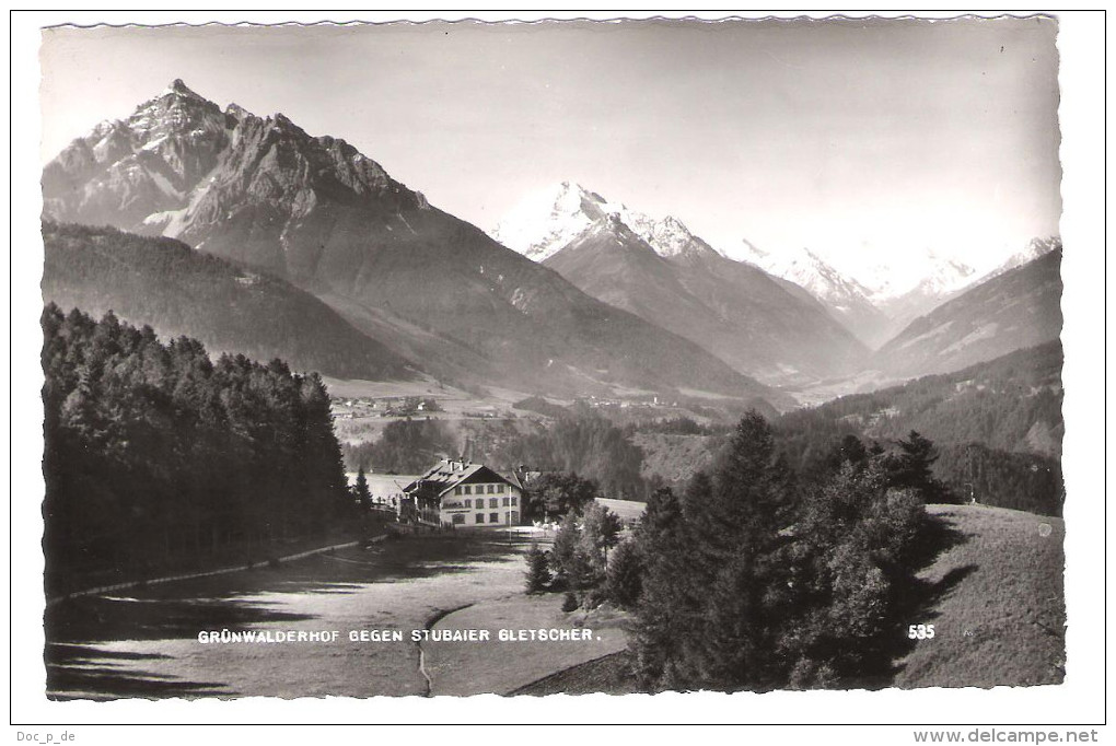 Österreich - Grünwalderhof Gegen Stubaier Gletscher - Verlag Much Heiss - Igls