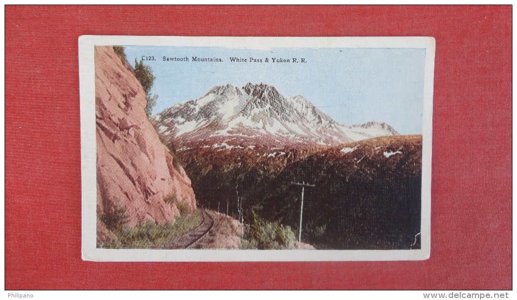 Sawtooth Mountains  White Pass & Yukon R.R.-   -----------  -------  Ref 1910 - Yukon