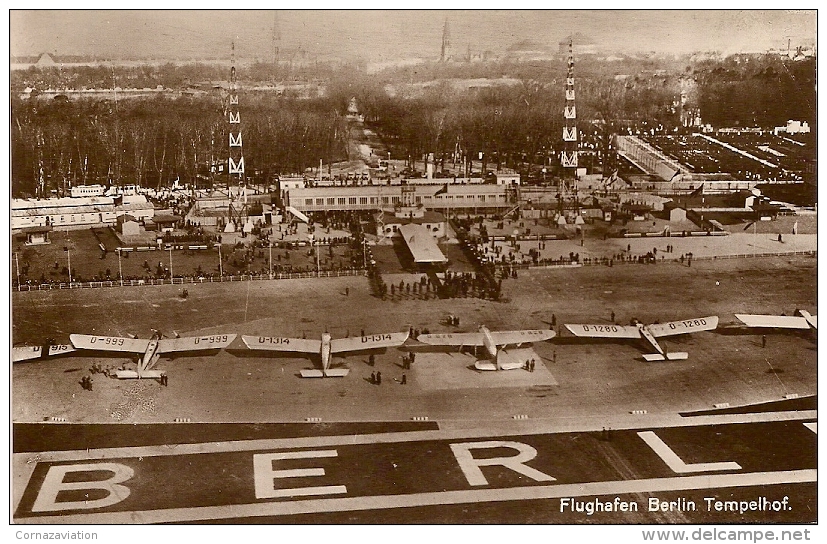 Aviation - Flughafen Tempelhof - 1930 - Aerodrome