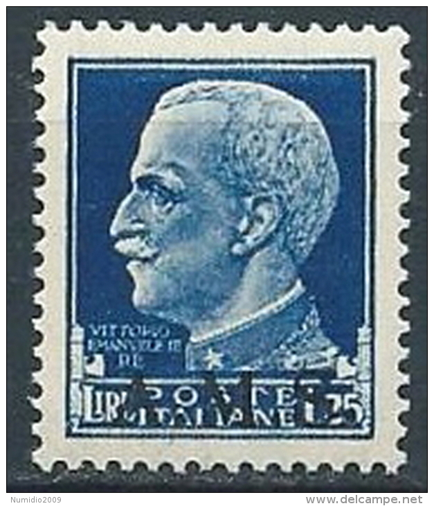 1944 CLN A.M.S. EFFIGIE 1,25 LIRE MNH ** - VA38-8 - Centraal Comité Van Het Nationaal Verzet (CLN)