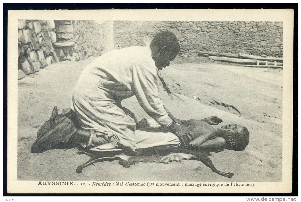 Cpa D´ Ethiopie Abyssinie - Remèdes -- Mal D' Estomac     AA8b - Ethiopië
