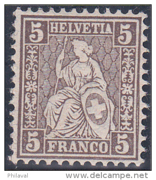 No 45 * Avec Défaut Au Cadre à Droite - Unused Stamps