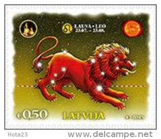 2015 Latvia Latvian Stamp China,Lunar Horoscope MNH ==  Lion === - Lettland