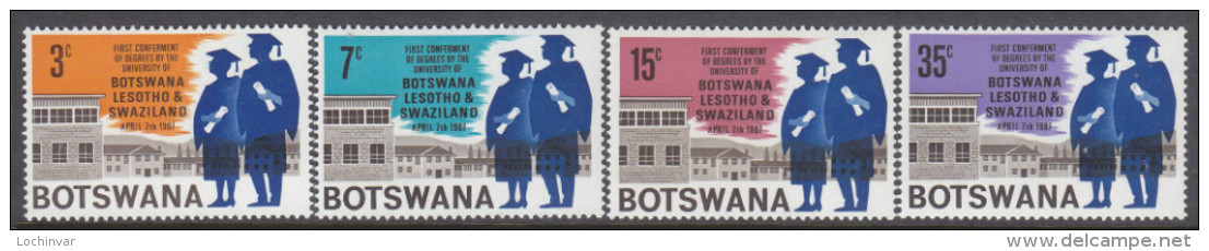 BOTSWANA, 1967 UNIVERSITY 4 MNH - Botswana (1966-...)