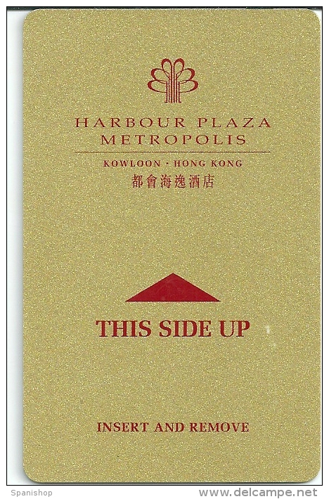 HOTEL HARBOUR PLAZA METROPOLIS HONG KONG Llave Clef Key Keycard Karte - Hotel Labels