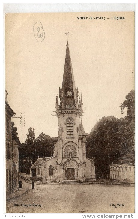 CPA 95  VIGNY GRANDE  L EGLISE - Vigny