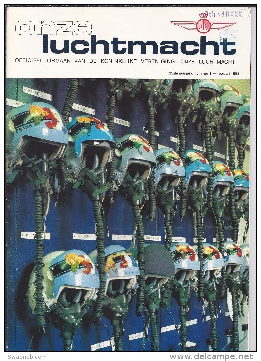 NL.- Tijdschrift - Onze Luchtmacht. Officieel Orgaan Van De Koninklijke Vereniging _ Onze Luchtmacht _ No.1 - 1983 - Nederlands
