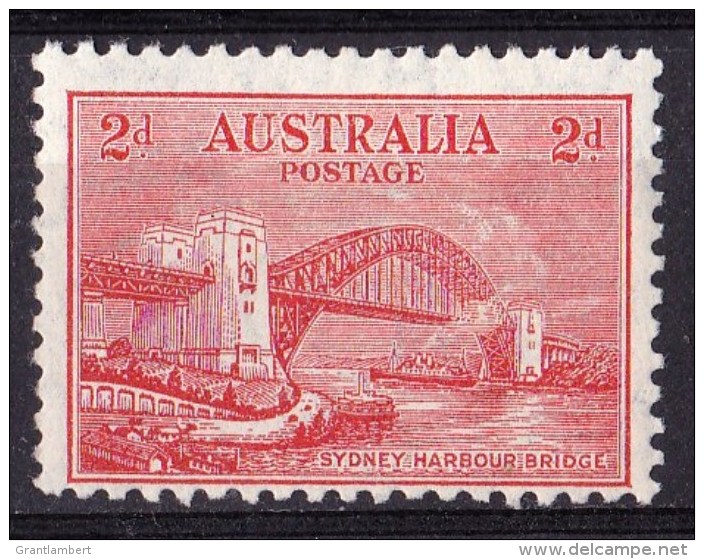 Australia 1932 2d Bridge Typo MH - Ungebraucht