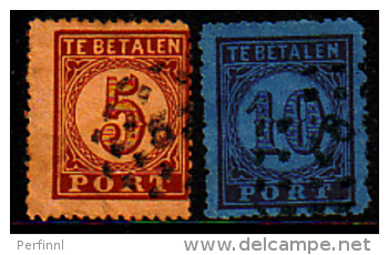 Port 1 En 2 Gebruikt - Postage Due