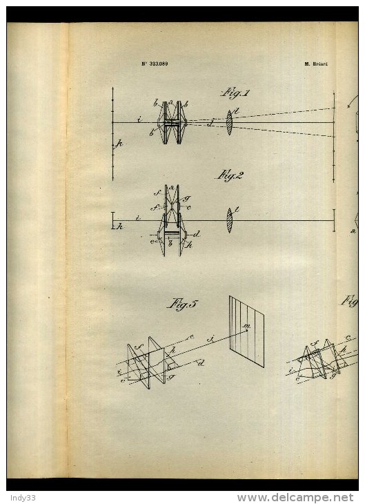 - DISPOSITIF CINEMATOGRAPHIQUE POUR DONNER DES IMAGES FONDANTES . BREVET D´INVENTION DE 1902 . - Proiettori