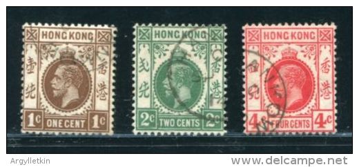 CHINA HANKOW HONG KONG KGV - Used Stamps