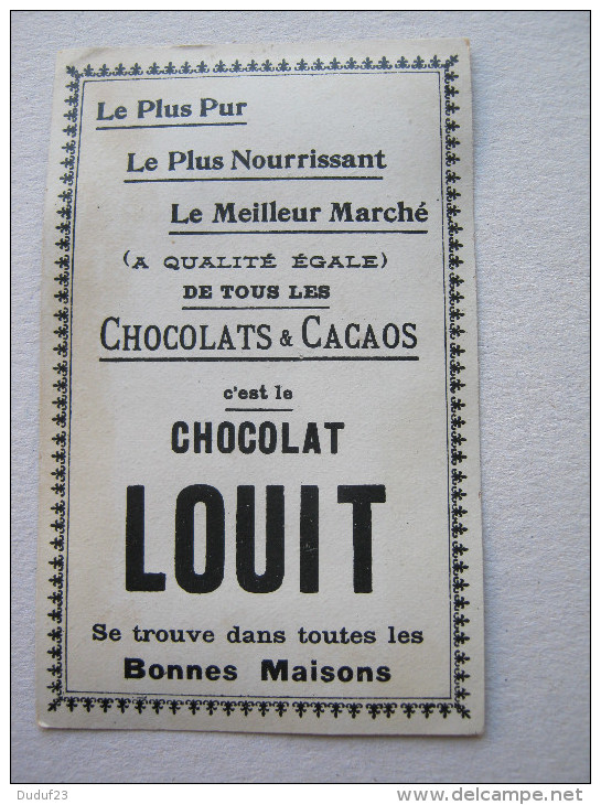 CHROMO CHOCOLAT LOUIT ANDRE MASSENA 1756/1817 COMMANDANT WAGRAM EN 1809 - Louit