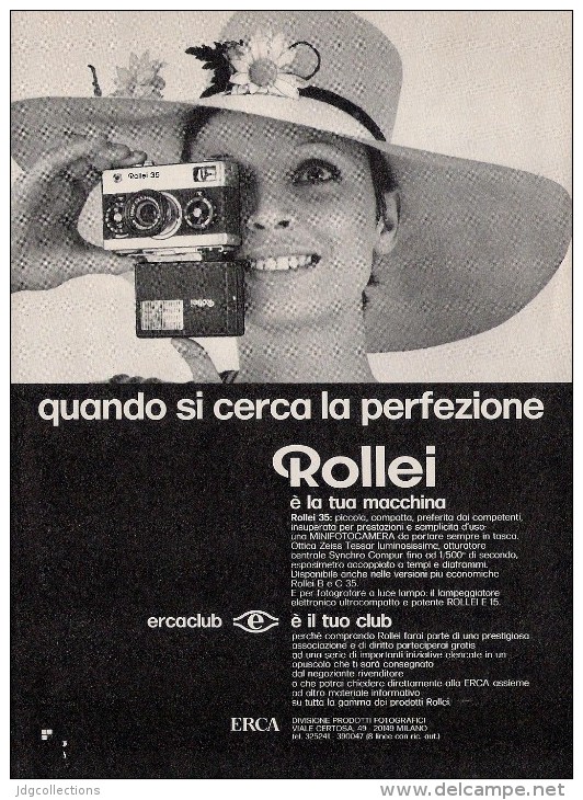 # ROLLEI 1960s Advert Pubblicità Publicitè Publicidad Reklame Film Movie Camera Eumig Picture - Advertising