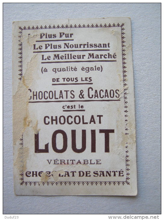 CHROMO CHOCOLAT LOUIT BERANGER 1780- 1855 CHANSONNIER FRANCAIS - Louit