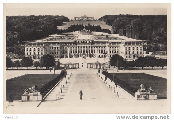 CPA VIENNA- SCHONBRUNN PALACE, PANORAMA - Château De Schönbrunn