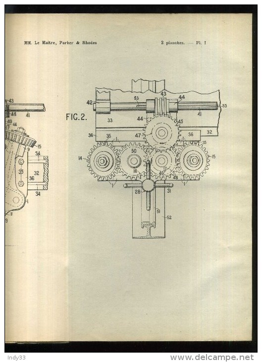 - SEMELLES DE RAILS DE TRAMWAYS . BREVET D´INVENTION DE 1902 . - Chemin De Fer